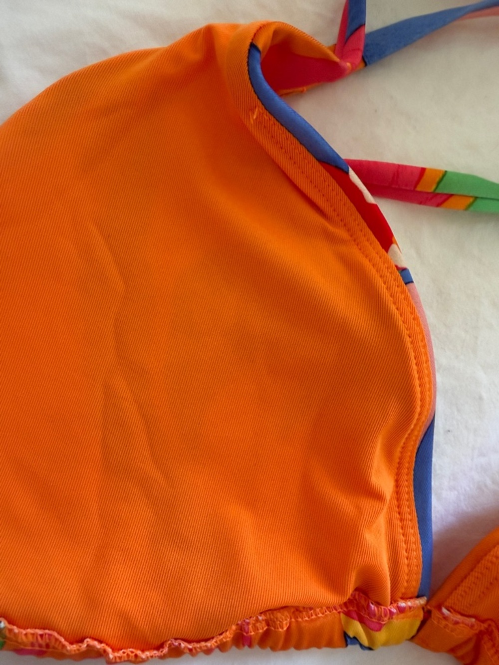 Triangle bikini in Vibrant Abstract - ASOS - Picture 4 of 4